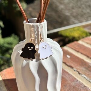 Cute ghost earrings Halloween gift for her